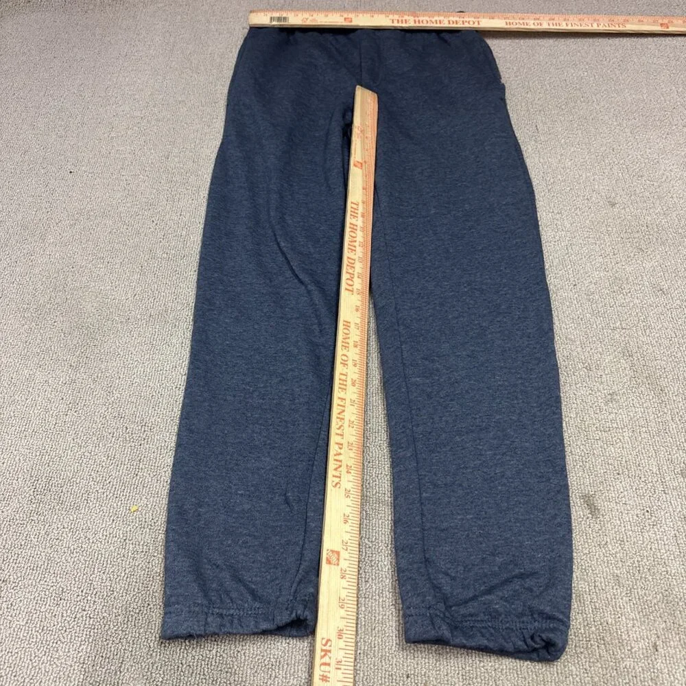 Eddie Bauer Joggers Blue Elastic Waist Pockets Men’s Size Small
